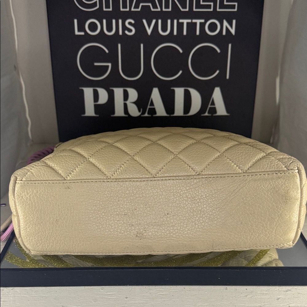 Kate Spade Quilted Beige and Pink Shoulder Bag - Picture 9 of 12